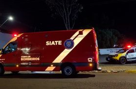 Motociclista fica ferido após colisão com carro no Bairro Cascavel Velho