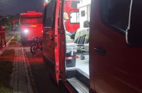 Motociclista se envolve em acidente de trânsito no Maria Luiza e fica ferido