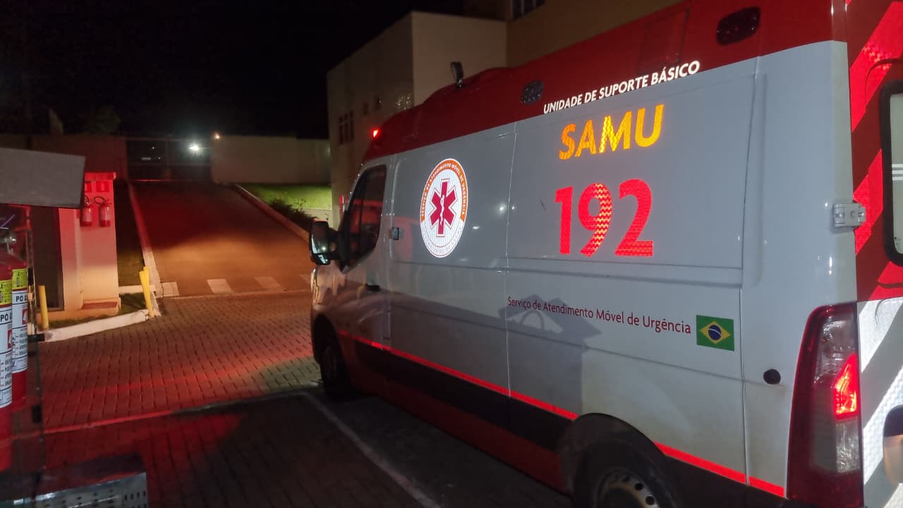 Samu atende vítima de violência doméstica na Delegacia