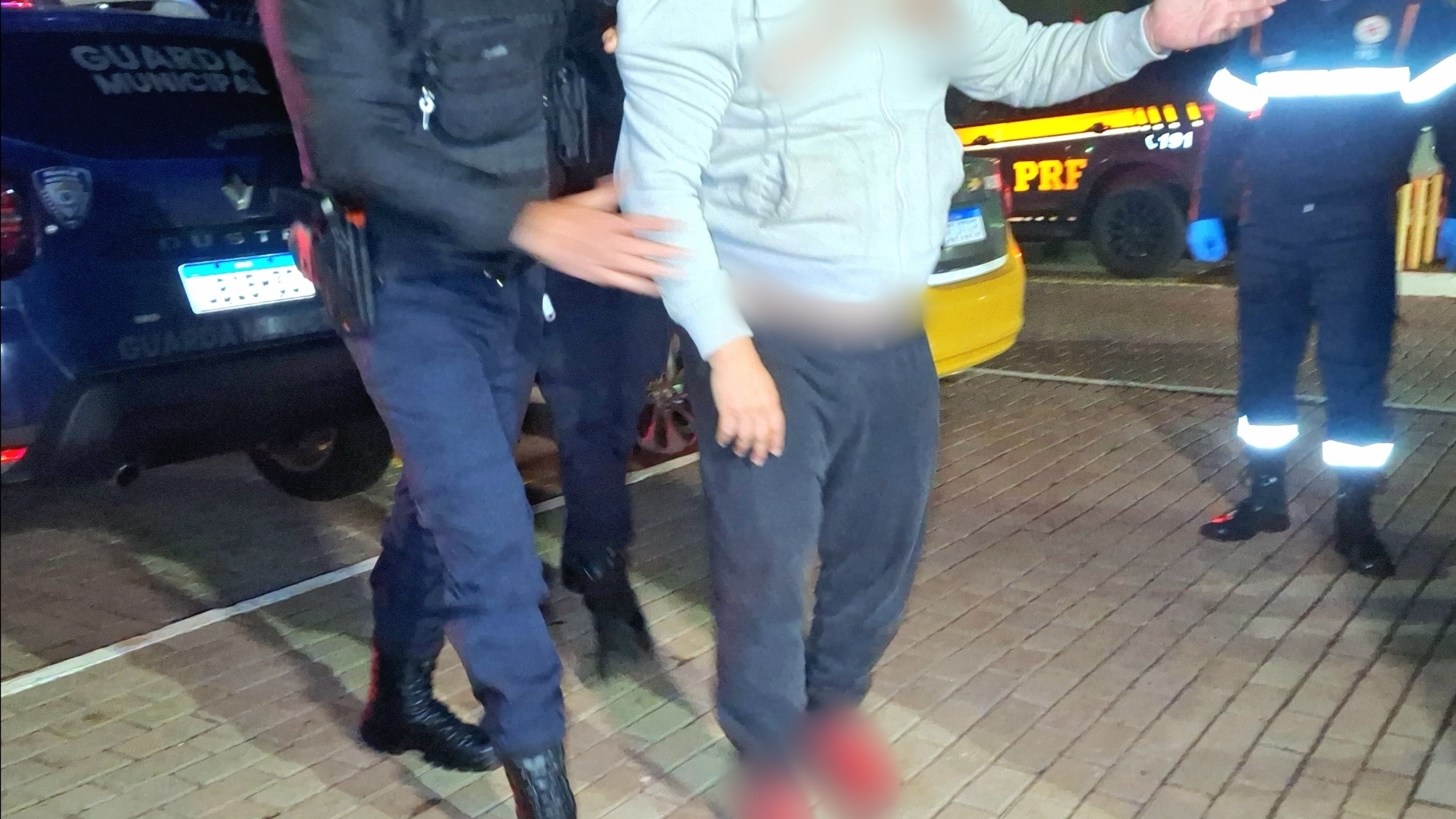Homem é detido após desacatar equipes do Samu e da Guarda Municipal no Parque São Paulo