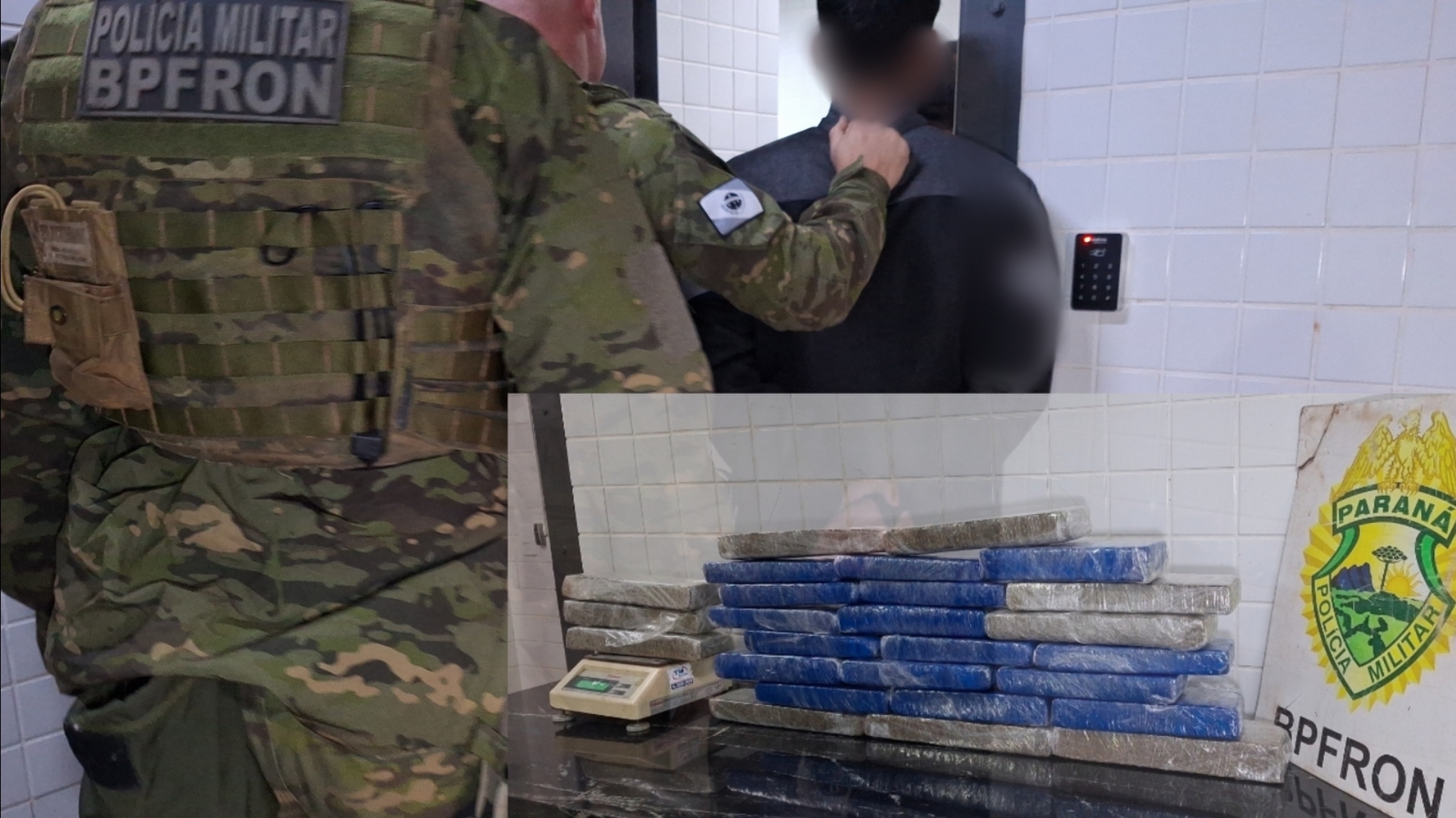 BPFRON apreende quase 25 quilos de maconha com adolescente na Rodoviária