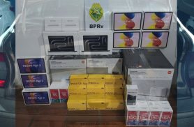 BPRv apreende R$ 103 mil em eletrônicos durante fiscalização na PR-585 em Toledo