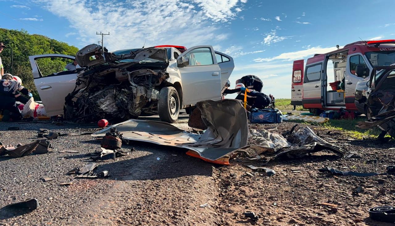 Imagem referente a Acidente entre Tempra e Onix termina com um morto e três feridos na PR-317 em Santa Helena