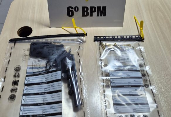 Homem é preso por porte ilegal de arma após denúncia em Quedas do Iguaçu