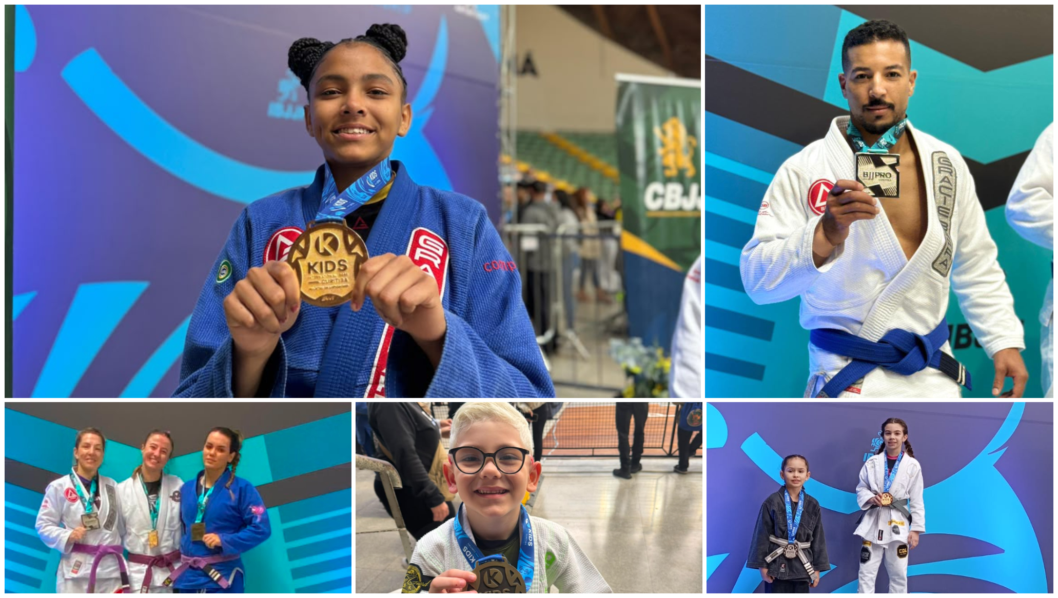 Cascavel brilha em campeonato internacional e atletas do jiu-jítsu conquistam medalhas