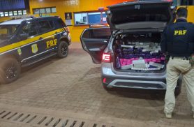Perseguição na BR-277 termina com apreensão de 346 kg de drogas e carro clonado em Cascavel