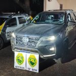 Imagem relativa a PM recupera caminhonete furtada após perseguição em Guaíra