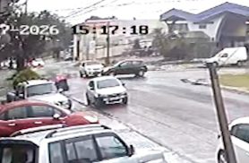 Vídeo mostra colisão entre Ka e Siena no Bairro São Cristóvão