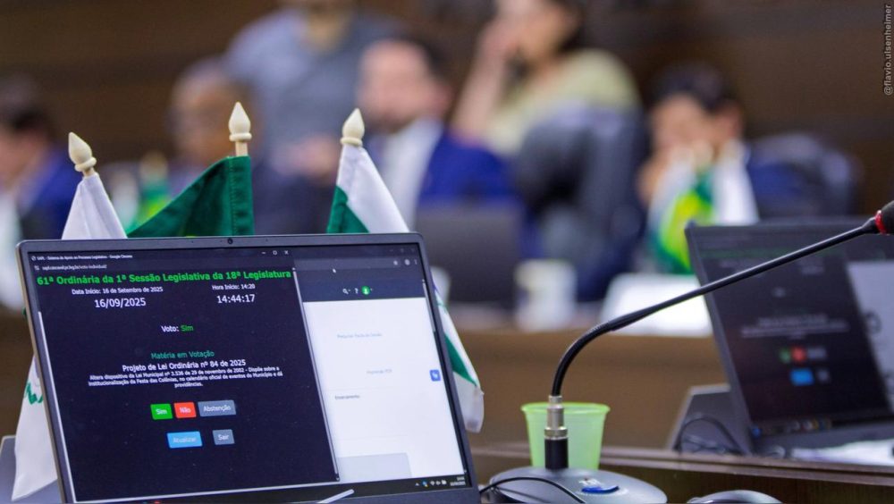 Câmara de Cascavel vota projetos sobre Alzheimer, homenagens e segurança alimentar na sessão desta terça-feira Imagem referente a Câmara de Cascavel vota projetos sobre Alzheimer, homenagens e segurança alimentar na sessão desta terça-feira