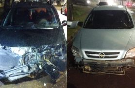 Além da embriaguez, PM constata condutora sem CNH em acidente no Bairro Guarujá