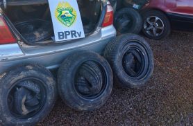 Paraguaios receberiam R$ 100 para transportar carga de pneus avaliada em R$ 50 mil até Toledo
