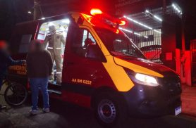 Jovem de 18 anos sofre queda de bicicleta e é atendido pelo Siate no Santo Onofre
