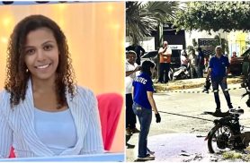 Ciclista morre atropelada por carreta em cruzamento movimentado