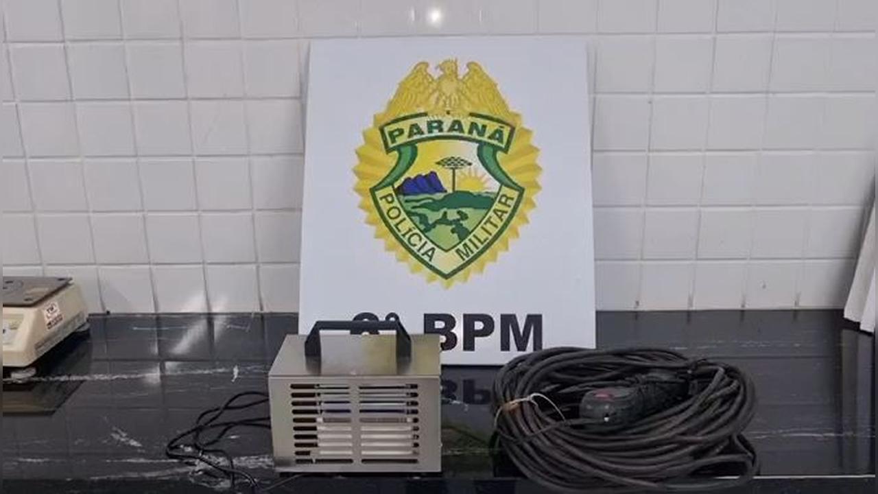 PM recupera máquina de solda furtada e encaminha dupla à Delegacia em Cascavel