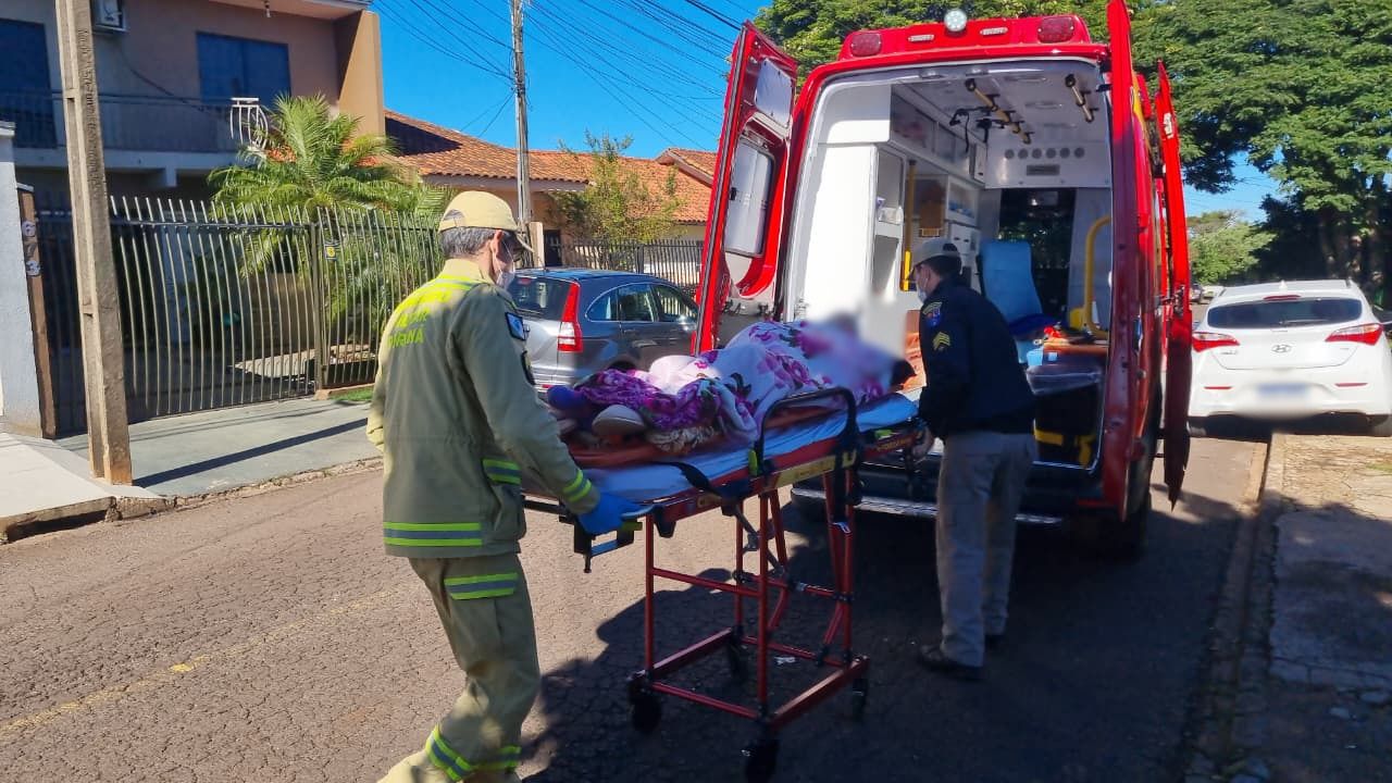 Idosa é socorrida em residência no Bairro Parque Verde