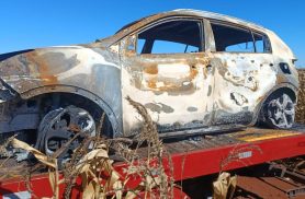 Kia Sportage tomado de assalto é encontrado incendiado em área rural de Toledo Kia Sportage tomado de assalto é encontrado incendiado em área rural de Toledo