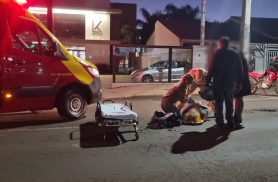 Motociclista de 52 anos fica ferido após colisão entre motos no Parque São Paulo