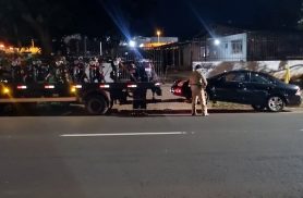 Fiscalização de trânsito termina com apreensão de oito motos e um carro Fiscalização de trânsito termina com apreensão de oito motos e um carro