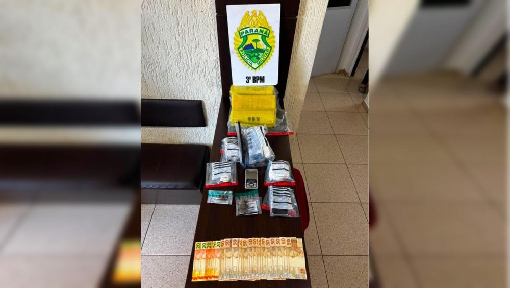 Ostentação de drogas nas redes sociais termina com prisão e grande apreensão em Pato Branco Imagem referente a Ostentação de drogas nas redes sociais termina com prisão e grande apreensão em Pato Branco