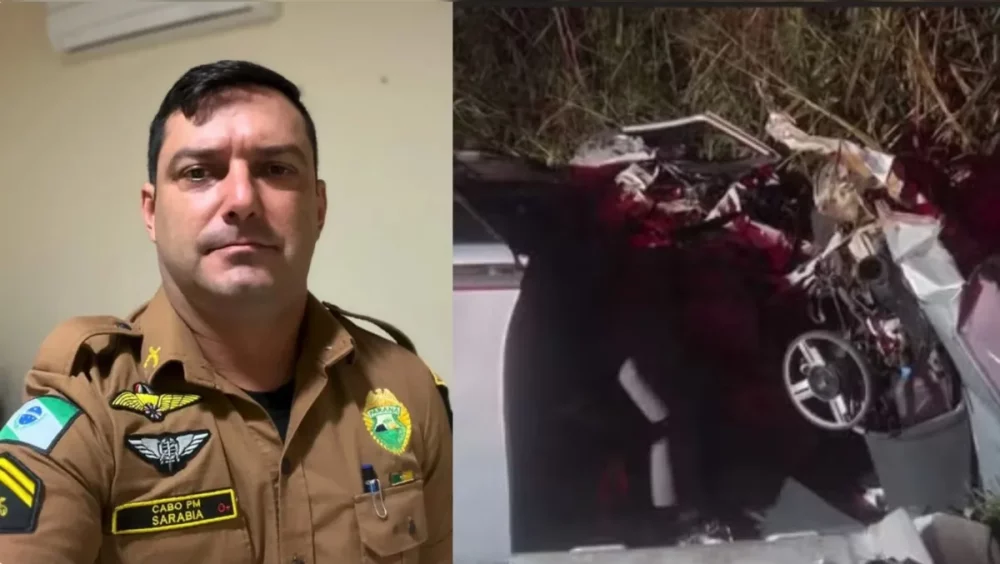 Quem era o PM que morreu em acidente na PR-317? Imagem referente a Quem era o PM que morreu em acidente na PR-317?