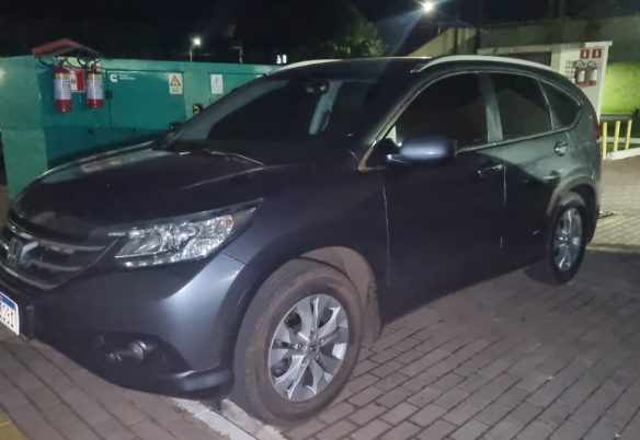 Carro furtado em Campinas em 2023 é apreendido na BR-277, em Cascavel