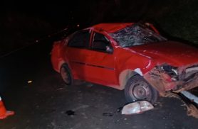 Mulher morre após grave acidente na PR-484, em Boa Vista da Aparecida