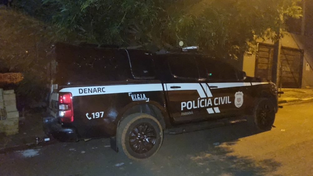 Polícia Civil deflagra operação contra o tráfico e cumpre 35 mandados em Cascavel e Toledo Imagem referente a Polícia Civil deflagra operação contra o tráfico e cumpre 35 mandados em Cascavel e Toledo
