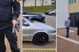Durante operação, homem é detido pelo GDE com pistola 9mm e Fiat Marea Durante operação, homem é detido pelo GDE com pistola 9mm e Fiat Marea