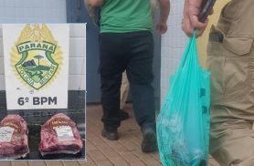 Funcionário terceirizado furta picanhas e é preso com a carne na sacola em supermercado