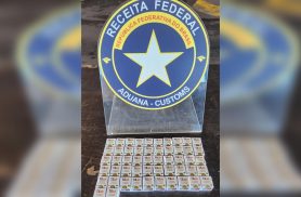 Receita apreende medicamentos emagrecedores escondidos em moto na Ponte da Amizade