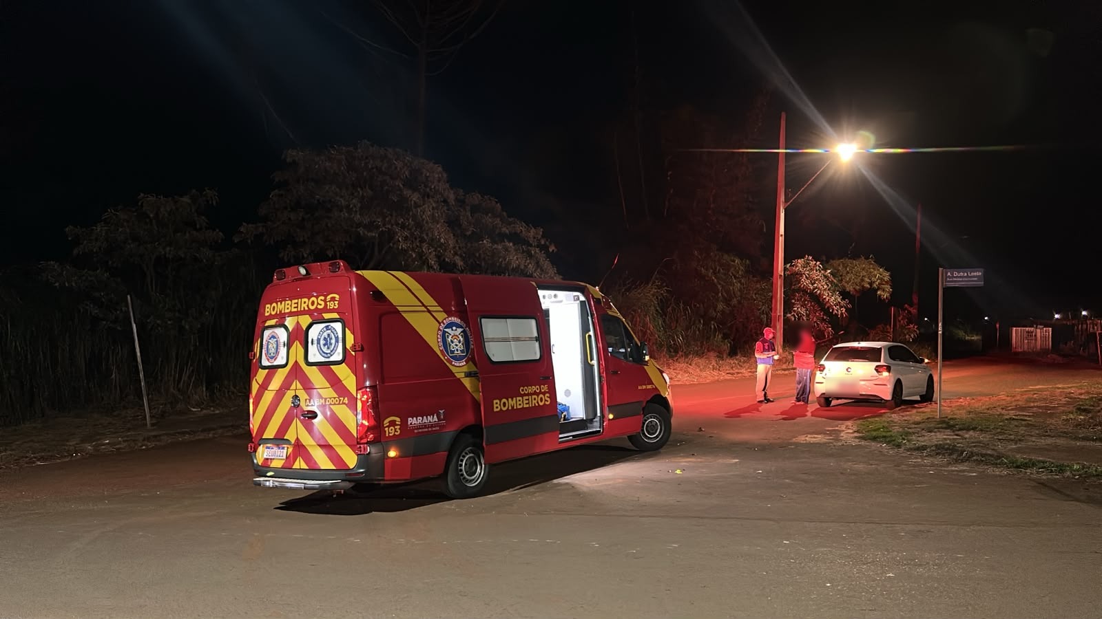 Motociclista fica ferido em acidente no Belmont