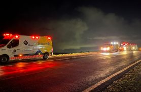 Cacetada! Grave acidente na BR-163 entre Cascavel e Sede Alvorada deixa dois feridos