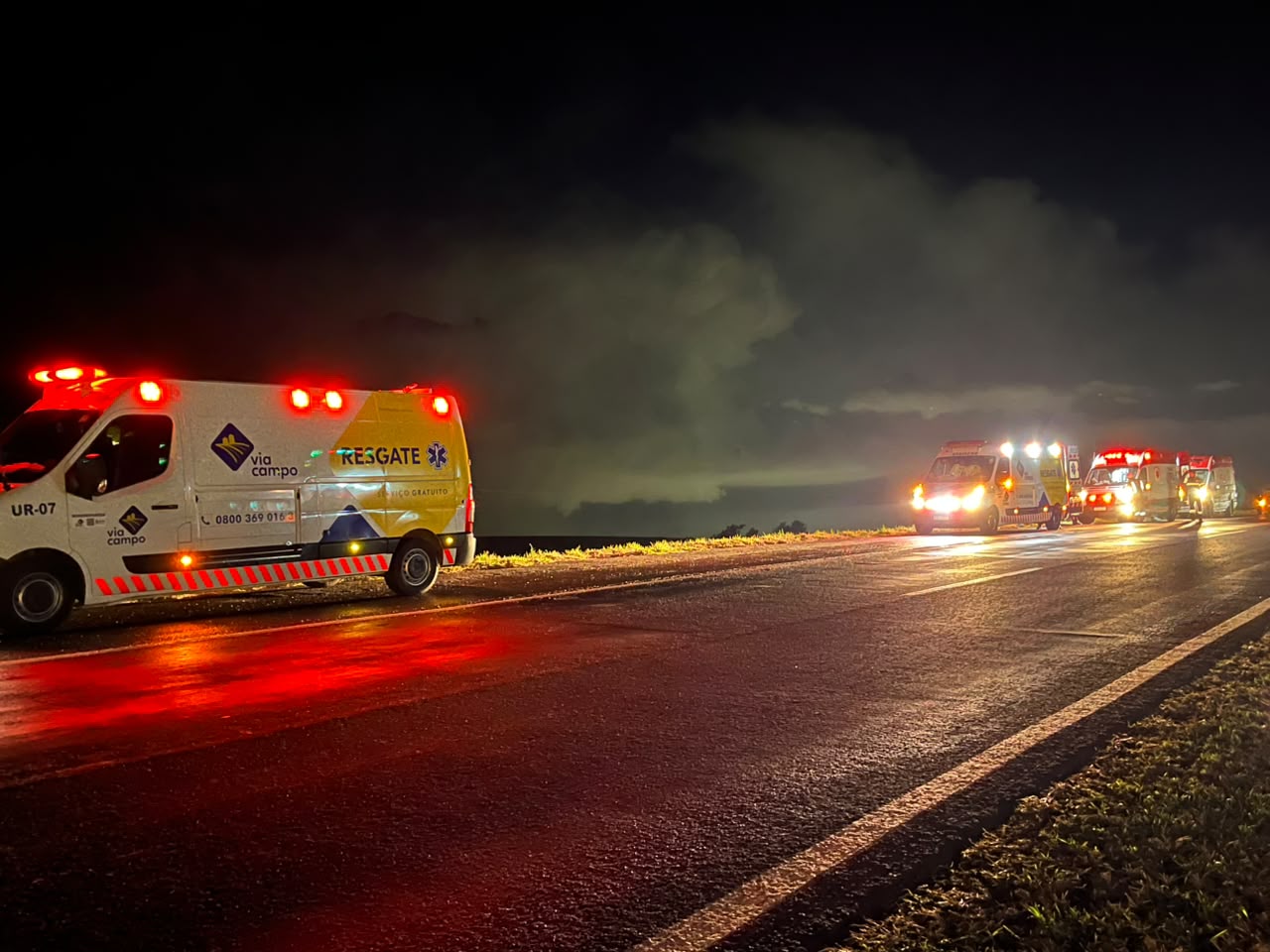 Cacetada! Grave acidente na BR-163 entre Cascavel e Sede Alvorada deixa dois feridos