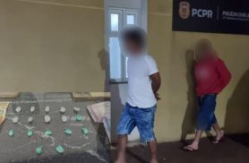 Dois Jovens, de 19 e 21 anos são presos por tráfico durante ação da ROMU na Região Norte de Cascavel