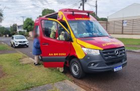 Idoso de 64 anos é socorrido no Bairro Santa Cruz