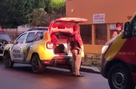 Filho é detido após agredir o próprio pai no Bairro Santa Felicidade, em Cascavel
