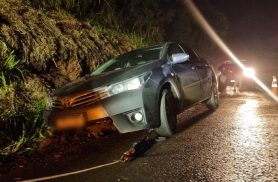 Abduzido? Carro é abandonado após acidente na BR-163; motorista desapareceu