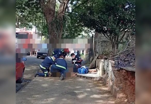 Mãe e filha ficam feridas após desabamento de muro em Nova Esperança