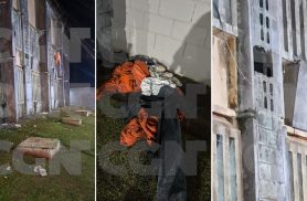Presos abrem buraco durante tentativa de fuga em penitenciária de Cascavel Presos abrem buraco durante tentativa de fuga em penitenciária de Cascavel