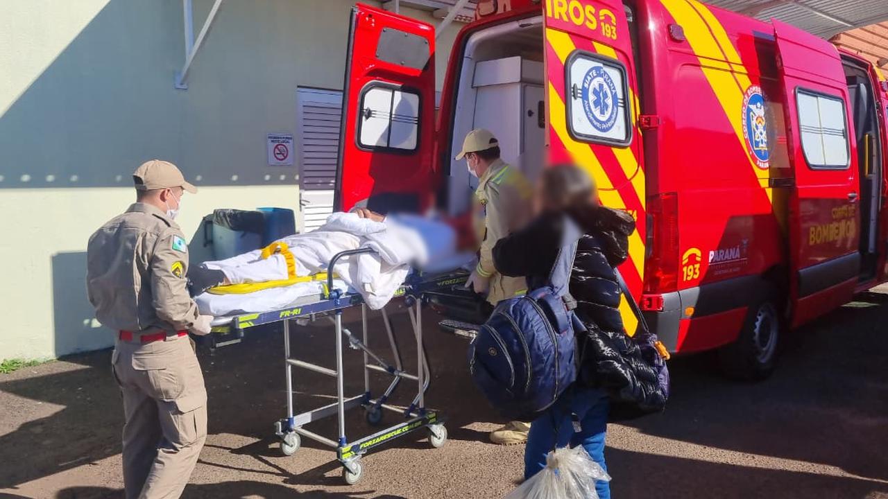 Com suspeita de fratura nas costas, trabalhador é encaminhado à UPA após acidente