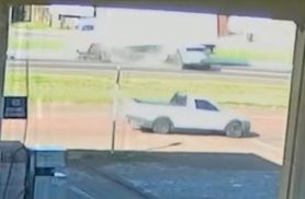 Vídeo mostra grave acidente na BR-277 em Santa Tereza do Oeste