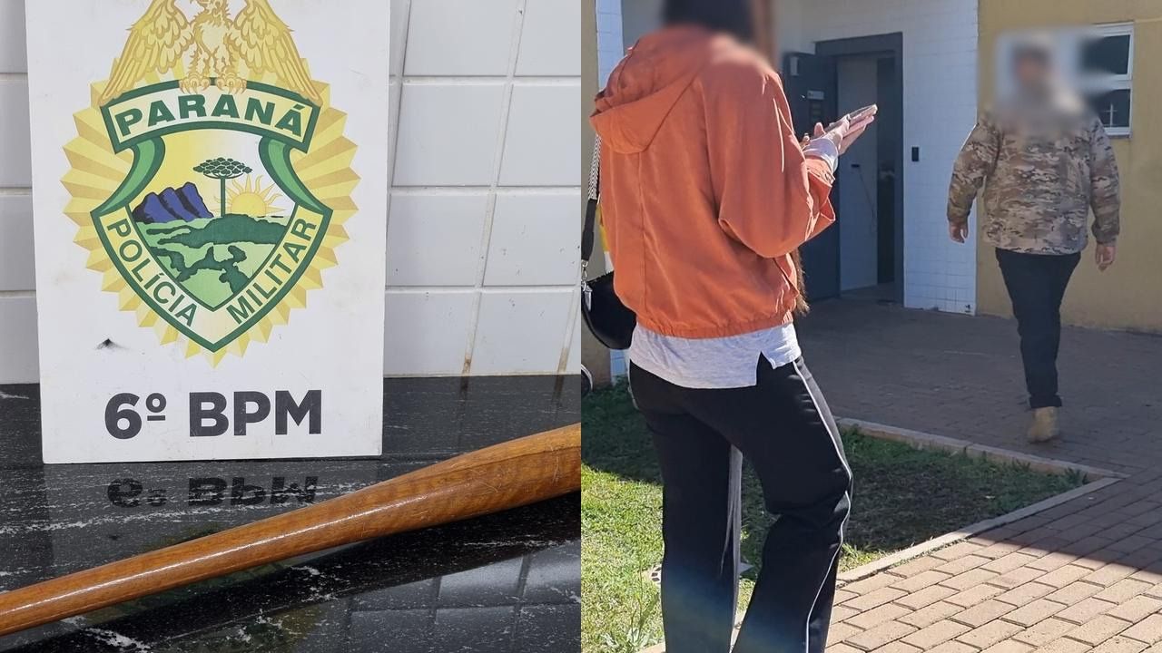 Ex-namorado fica ferido após briga com taco de beisebol em Cascavel