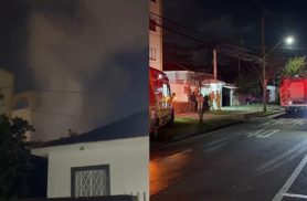 Homem embriagado provoca incêndio em edícula e bombeiros evitam que fogo atinja duas residências