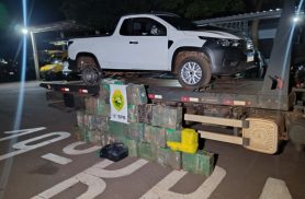 Polícia apreende 355 kg de maconha e recupera carro roubado após perseguição na PR-317, em Toledo