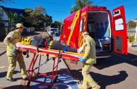 Mulher sofre contusão no cóccix e é socorrida pelo Siate na Cidade do Idoso