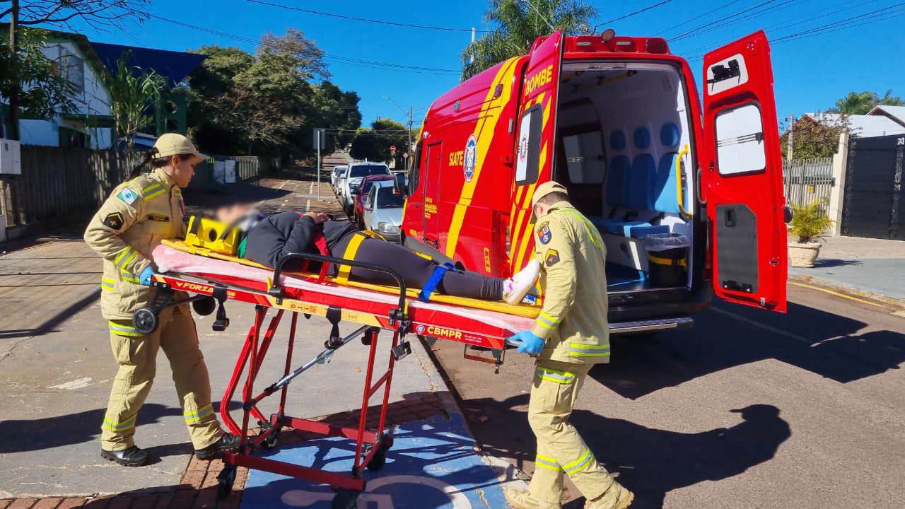 Mulher sofre contusão no cóccix e é socorrida pelo Siate na Cidade do Idoso