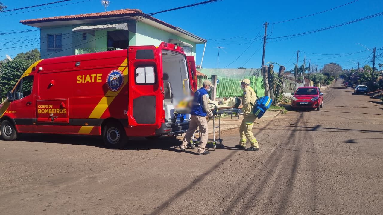 Após queda de cadeira, mulher é socorrida no Jardim Bela Vista com fratura no crânio