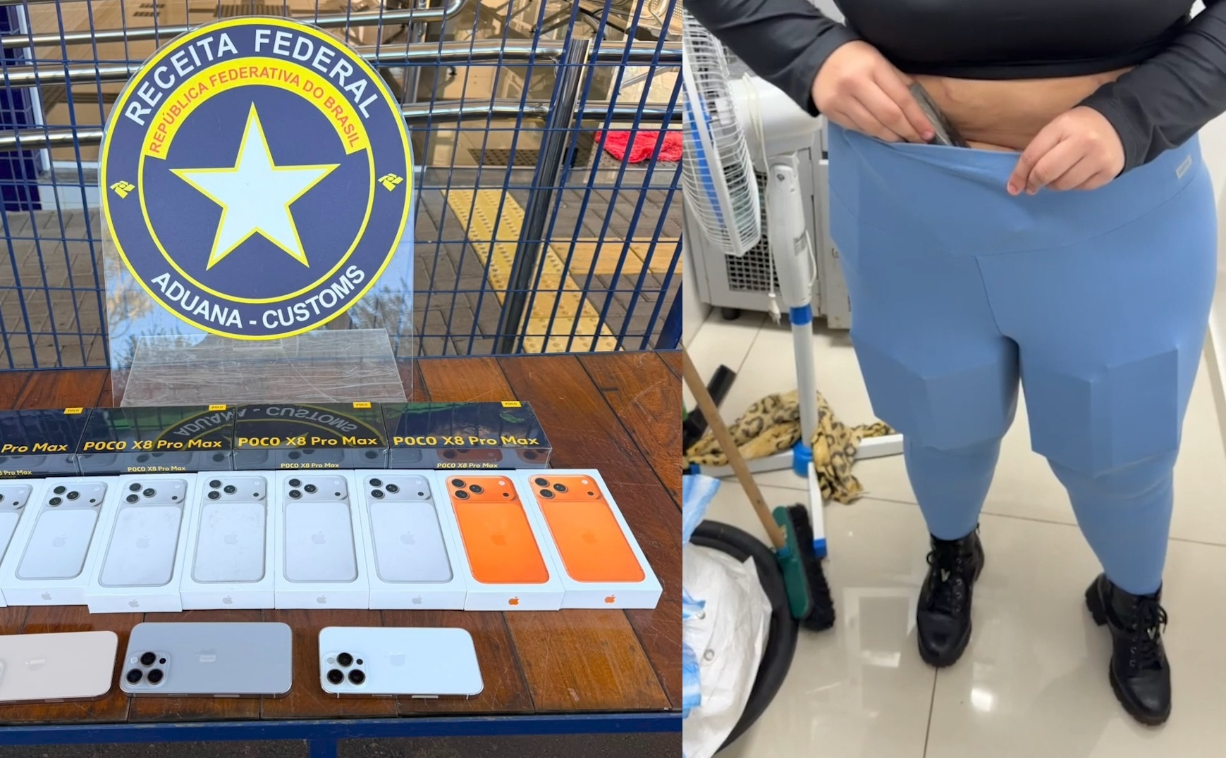 Receita Federal apreende cerca de R$ 90 mil em mercadorias que seriam trazidas para Cascavel