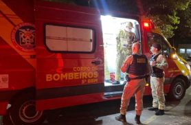 Corpo de Bombeiros atende vítima de agressão na região da praça Tamoio