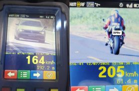 1.600 condutores flagrados em alta velocidade nas rodovias estaduais da região Oeste do Paraná em 15 dias
